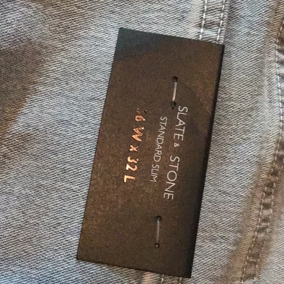 New Stone & Tate Light Denim Standard Slim leg Jeans. Men’s 36W/32L - Picture 3 of 7